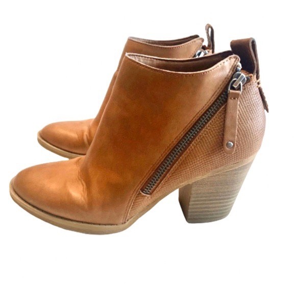 dolce vita cognac booties